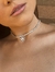 Chocker Riviera Cristal 3mm Rodio Branco - SHARE IT! 