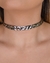 Chocker Aro Martelada Ródio Branco - comprar online