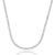 Colar Riviera 3 Pontas Cristal 3mm Ródio Branco - comprar online
