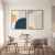 Composição com 2 Quadros Decorativos - Shapes & Shapes No. 02 + 04 - comprar online