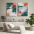Composição com 2 Quadros Decorativos - Dance Of Colors No. 01 + 02 - loja online