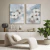 Composição com 2 Quadros Decorativos - Fading into bloom No. 2 + No. 1 - comprar online