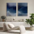 Composição com 2 Quadros Decorativos - The answer - Blue abstract set No. 1 + No. 2 - comprar online