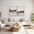 Composição com 2 Quadros Decorativos - Black rock No. 01 + 03 - loja online