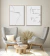 Composição com 2 Quadros Decorativos - Minimal Black Lines 03 + If You Can Dream It You Can Do It - loja online