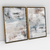 Composição com 2 Quadros Decorativos - Always you abstract set No. 01 + No. 02 - loja online