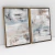 Composição com 2 Quadros Decorativos - Always you abstract set No. 01 + No. 02 - loja online