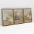 Composição com 2 Quadros Decorativos - Beige harmony No. 01 + 02 + 03 - loja online