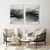Composição com 2 Quadros Decorativos - Black abstract No. 1 + No. 2 - loja online