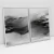 Composição com 2 Quadros Decorativos - Black abstract No. 1 + No. 2 - loja online