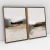 Composição com 2 Quadros Decorativos - Black rock No. 01 + 03 - loja online