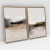 Imagem do Composição com 2 Quadros Decorativos - Black rock No. 01 + 03