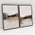 Composição com 2 Quadros Decorativos - Black rock No. 01 + 03