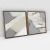 Composição com 2 Quadros Decorativos - Canduras do deserto 11 + Settled 07 - Quadrada - loja online