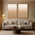 Composição com 2 Quadros Decorativos - Degradê neutro No. 1 + No. 02