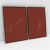 Composição com 2 Quadros Decorativos - Earth and gold abstract set No. 01 + No. 02