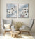 Composição com 2 Quadros Decorativos - Fading into bloom No. 2 + No. 1 - Art Tonial - Quadros Decorativos