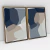 Composição com 2 Quadros Decorativos - Framed silence No. 2 + No. 1 - loja online