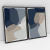 Composição com 2 Quadros Decorativos - Framed silence No. 2 + No. 1 - comprar online