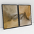 Composição com 2 Quadros Decorativos - Lost in the wind No. 5 + No. 6 - comprar online