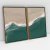 Composição com 2 Quadros Decorativos - Ocean from above No. 01 + 02 - loja online