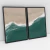 Composição com 2 Quadros Decorativos - Ocean from above No. 01 + 02 - comprar online
