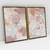 Composição com 2 Quadros Decorativos - Petals of whispers No. 2 + No. 1 - loja online