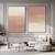 Composição com 2 Quadros Decorativos - Screens - Soft pink gradient No. 1 + No. 2