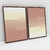 Composição com 2 Quadros Decorativos - Screens - Soft pink gradient No. 1 + No. 2