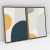 Composição com 2 Quadros Decorativos - Shapes & Shapes No. 02 + 04 - loja online