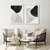Composição com 2 Quadros Decorativos - The space between No. 1 + No. 2 - loja online