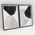 Composição com 2 Quadros Decorativos - The space between No. 1 + No. 2 - comprar online