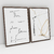 Composição com 2 Quadros Decorativos - There is no Place Like Home + Riscos - comprar online