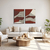 Composição com 2 Quadros Decorativos - Tight earth abstract set No. 01 + No. 02