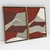 Imagem do Composição com 2 Quadros Decorativos - Tight earth abstract set No. 01 + No. 02