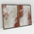 Composição com 2 Quadros Decorativos - Till that day abstract set No. 01 + No. 02 - loja online