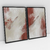 Composição com 2 Quadros Decorativos - Till that day abstract set No. 01 + No. 02 - comprar online