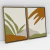 Composição com 2 Quadros Decorativos - Tropical day No. 01 + 02
