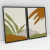 Composição com 2 Quadros Decorativos - Tropical day No. 01 + 02 - Art Tonial - Quadros Decorativos