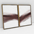 Composição com 2 Quadros Decorativos - Wave 02 + 01 - loja online