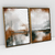 Composição com 2 Quadros Decorativos - Woven No 01 + 02 - loja online