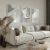 Composição com 3 Quadros Decorativos - Canduras do deserto 11 + Settled 07 + Canduras do deserto 12