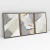 Composição com 3 Quadros Decorativos - Canduras do deserto 11 + Settled 07 + Canduras do deserto 12 - loja online