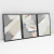 Composição com 3 Quadros Decorativos - Canduras do deserto 11 + Settled 07 + Canduras do deserto 12 - comprar online