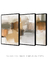 Composição com 3 Quadros Decorativos - Close to my chest No. 01 + No. 02 + No. 03