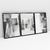 Composição com 3 Quadros Decorativos - Fearless 01 + 02 + 03 - comprar online