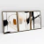 Composição com 3 Quadros Decorativos - Pitch 01 + 02 + Artistic Brush Strokes - loja online