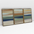 Composição com 3 Quadros Decorativos - Sea & Sunshine No. 01 + 02 + 03 - loja online
