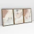 Composição com 3 Quadros Decorativos - Suave 03 + 02 + 01 - loja online