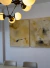 (DISPONÍVEL) Dupla Pintura sobre tela (feita à mão) - Yellow Symphony 01 + 02 - 70x90 cm cada tela - comprar online